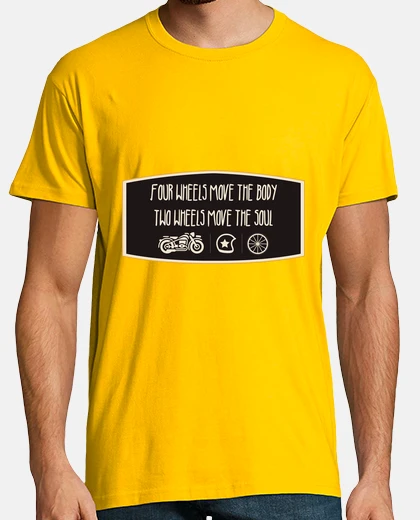 T-shirt Due ruote muovono l39anima