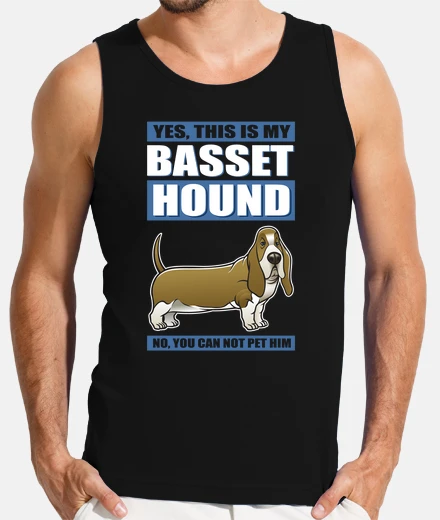 Camiseta dueño de perro basset hound basset houn