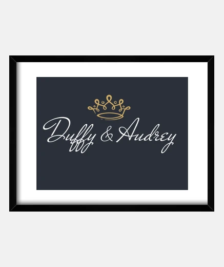 Framed duffy &#38; audrey