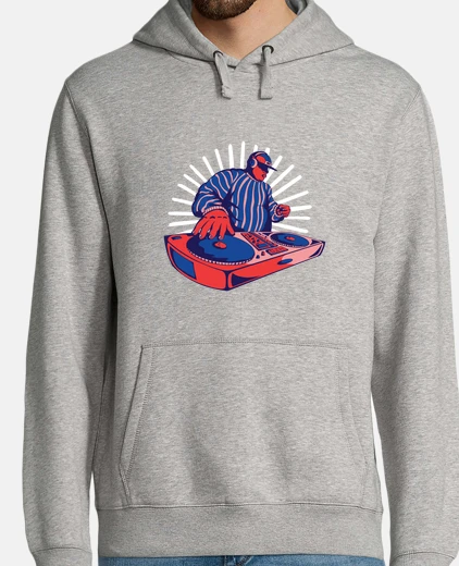 Sudadera dulce hombre dj hip hop arte callejero rap raro dibujos animados d