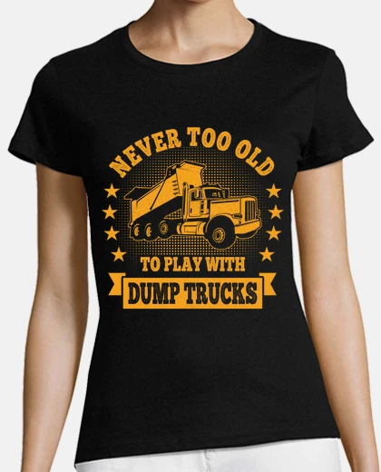 T-shirt dump truck truck driver