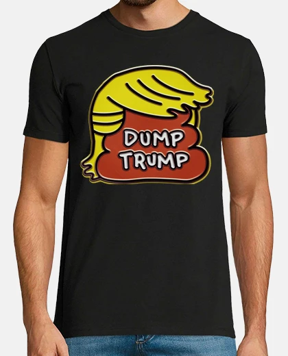 Tee-shirt dump trump - caca