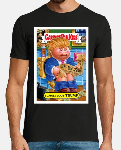 Camiseta dump trump - cubo de basura niños