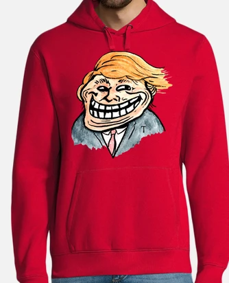 Trump 2024 face hoodie