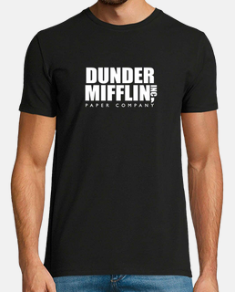 Camiseta de manga corta para hombre, camisa de papel de The Office Show Dunder  Mifflin, cuello redondo, ropa de calle, 2021 - AliExpress