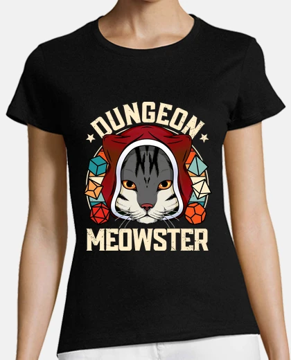 T-shirt dungeon meowster - dm - vol1