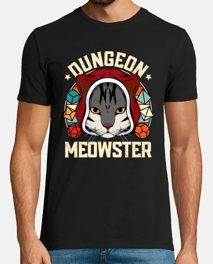 T-shirt dungeon miaoster - dm - vol1