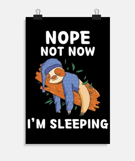 durmiendo perezoso no ahora no estoy du