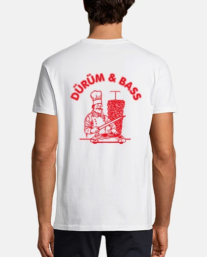 Tee-shirt durum and basse avant et arrière