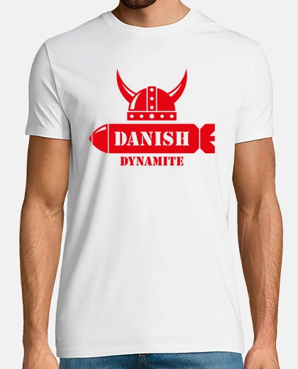 Tee-shirt dynamite danoise - danemark - rouge