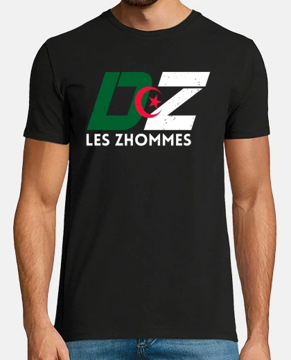 T-shirt dz les zhommes algeria supporto