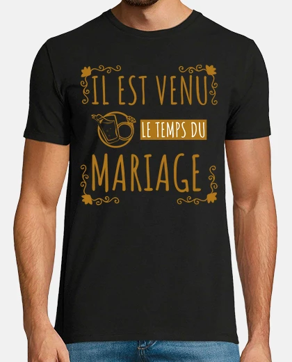 T-shirt è l39ora del matrimonio