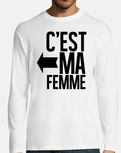 T-shirt è mia moglie