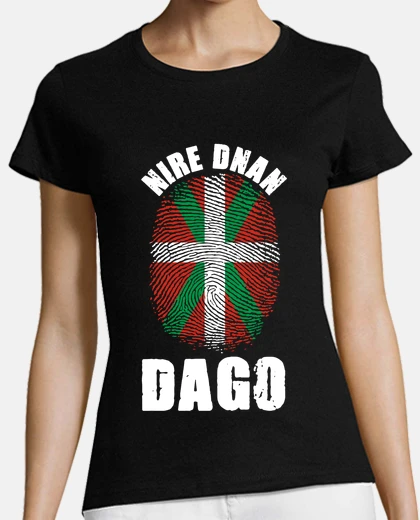 T-shirt è nel mio dna euskadi bandiera ikurriña euskal herria in basco