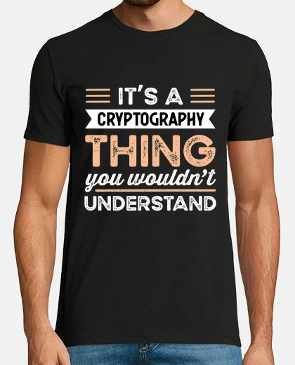 T-shirt è una cosa divertente della crittografi