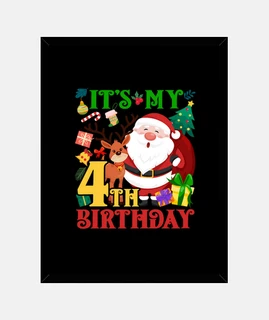 è il mio quarto compleanno Babbo Natale