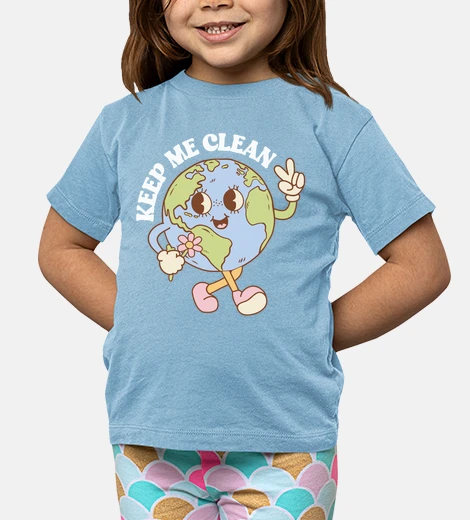 Kids earth day keep me clean