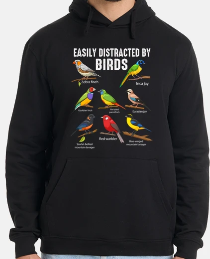 Sudadera easily distracted by birds bird lover