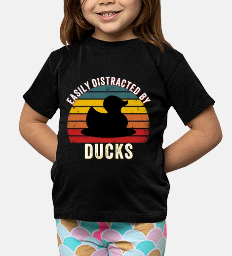 Kids Easily distracted by ducks Funny Duck