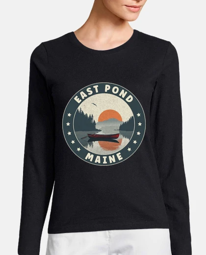 Playera east pond maine sunset