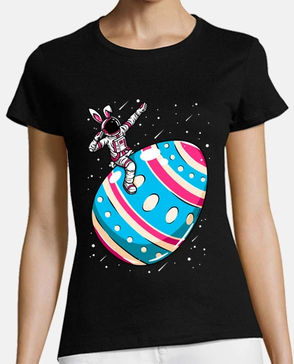 Playera easter egg astronaut