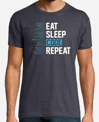 Tee-shirt eat  dormir cod  représenter eat  v1