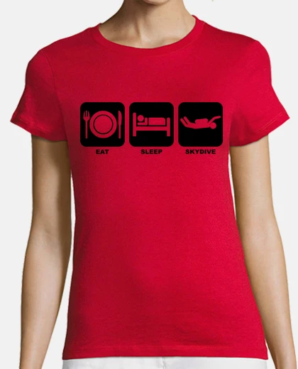 T-shirt eat  lee p sky dive 2