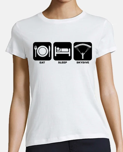 T-shirt eat  s lee p sky dive 4