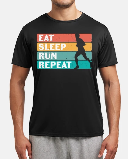 T-shirt eat dormire correre rep eat
