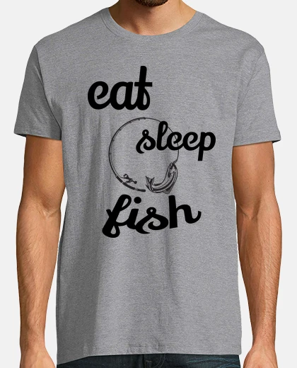 T-shirt eat pesce addormentato