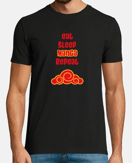 T-shirt eat rep del manga del sonno eat