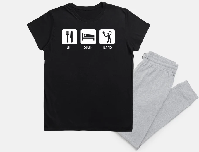 Pyjama eat s lee p tennis