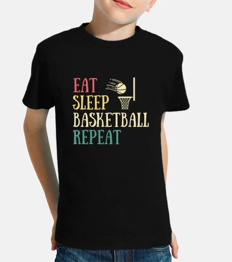 Kids eat sleep basketball humor basketball g