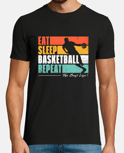 Playera eat sleep basketball rehearse