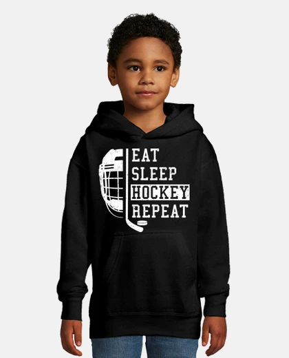 Kids Eat Sleep Hockey Repeat - funny gift idea