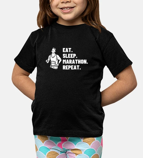 Kids Eat Sleep Marathon Repeat Funny