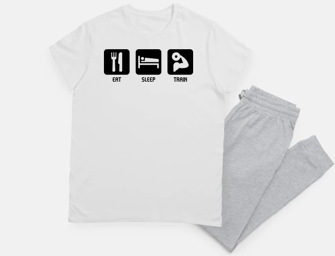 Pajama eat sleep train