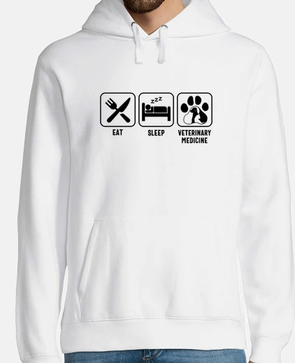 Sudadera eat sleep veterinary medicine