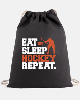 eat , sleep, hockey,repeat.
