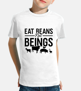 Eat Beans Not Veganism Retro No Meat