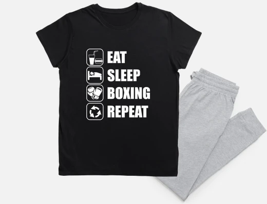 eat sleep boxing boxer boxer