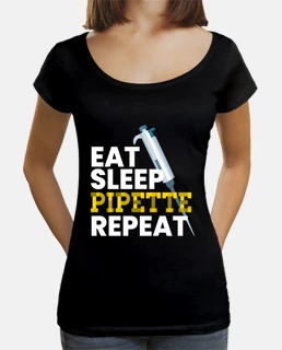 Eat Sleep Pipette Repeat Microbiology