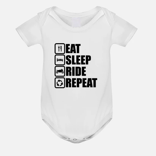 eat sleep ride repeat motorbike biker