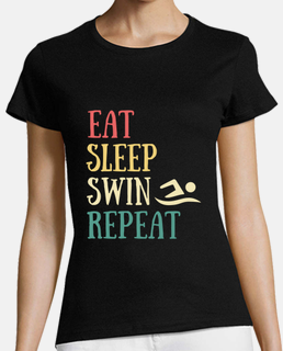 eat sleep swin humor swimming swimmer