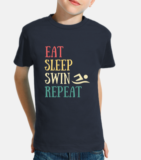 Kids' T-shirts Swimming - Free shipping