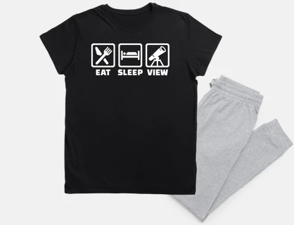 eat sleep telescope