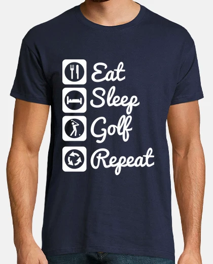 T-shirt eatsleepgolfgolfer