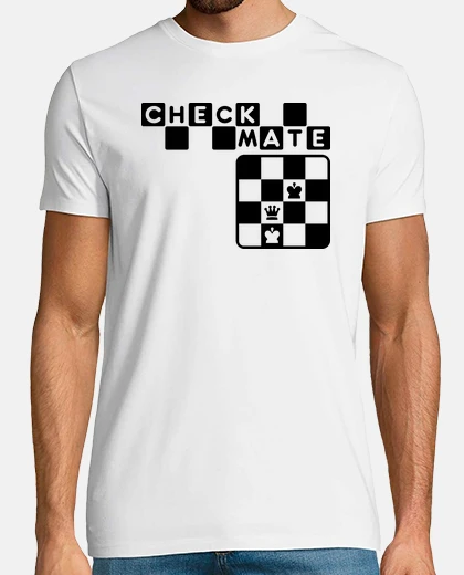 Tee-shirt échecs - logo checkmate 2
