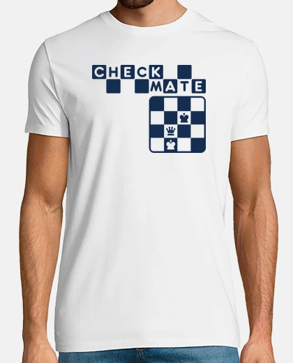 Tee-shirt échecs - logo checkmate 3