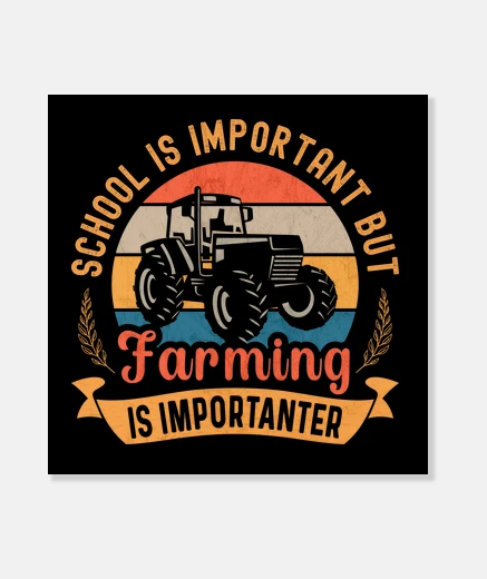 Tableau école important agriculture plus import